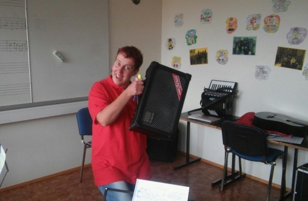 Hleðslumagnari í tónlistarskólann