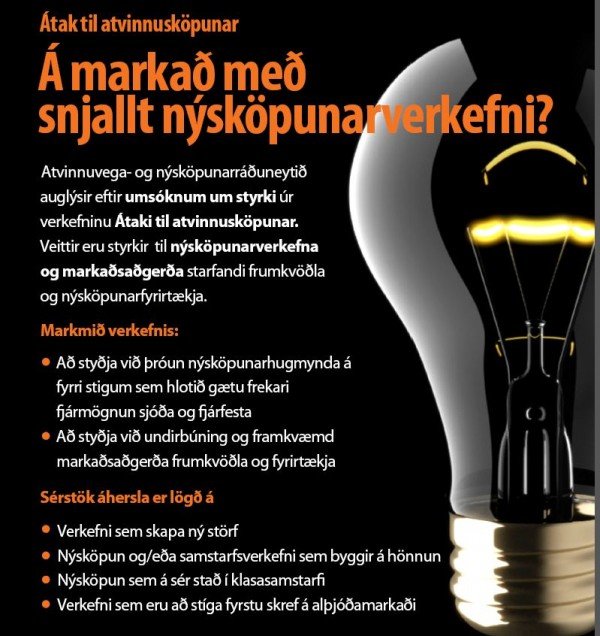 Átak til atvinnusköpunar