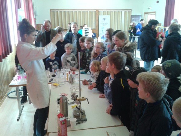 Háskólalestin vakti mikla lukku