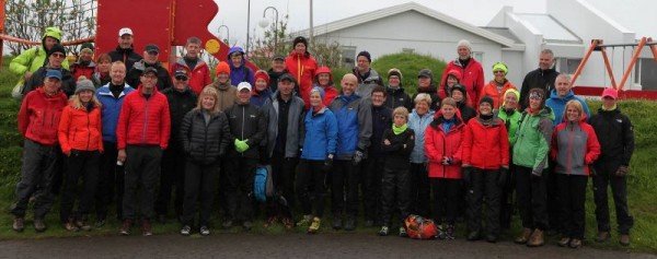 Nokkrir gönguhópar á Langanesinu í sumar