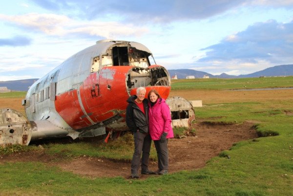 Sonur flugmannsins heiðraði minningu föður síns