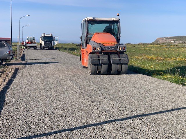 Lokið við bundið slitlag við Langanesströnd