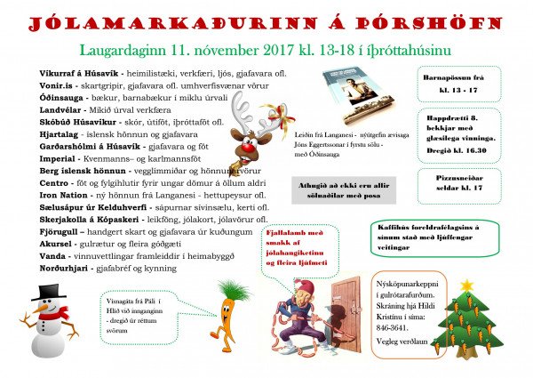 Jólamarkaðurinn haldinn í áttunda sinn