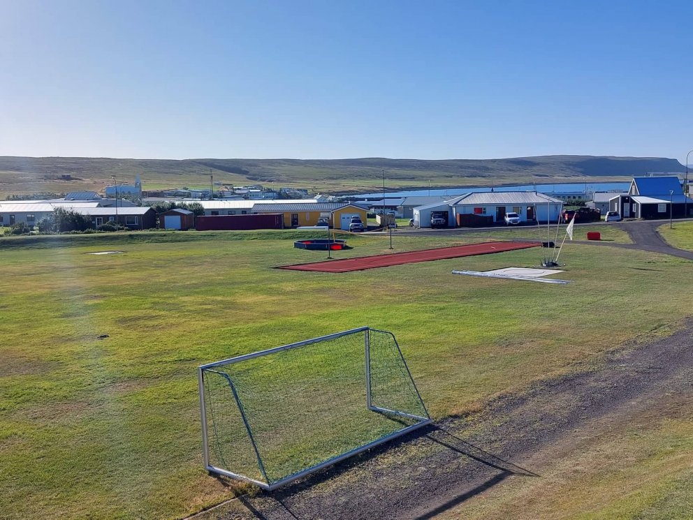 Fyrsti áfangi glæsilegrar aðstöðu til frjálsra íþrótta