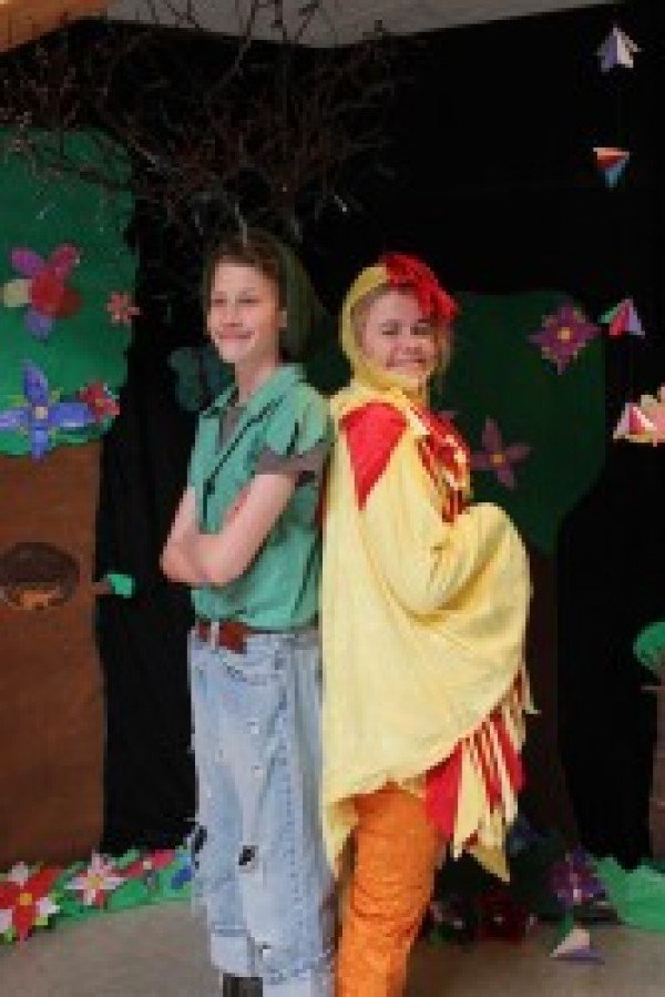 Litla gula hænan og baunagrasið