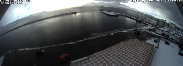 Vefmyndavélar frá höfninni á heimasíðuna