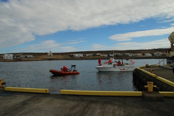 Manni ÞH skemmdur eftir sjóslys