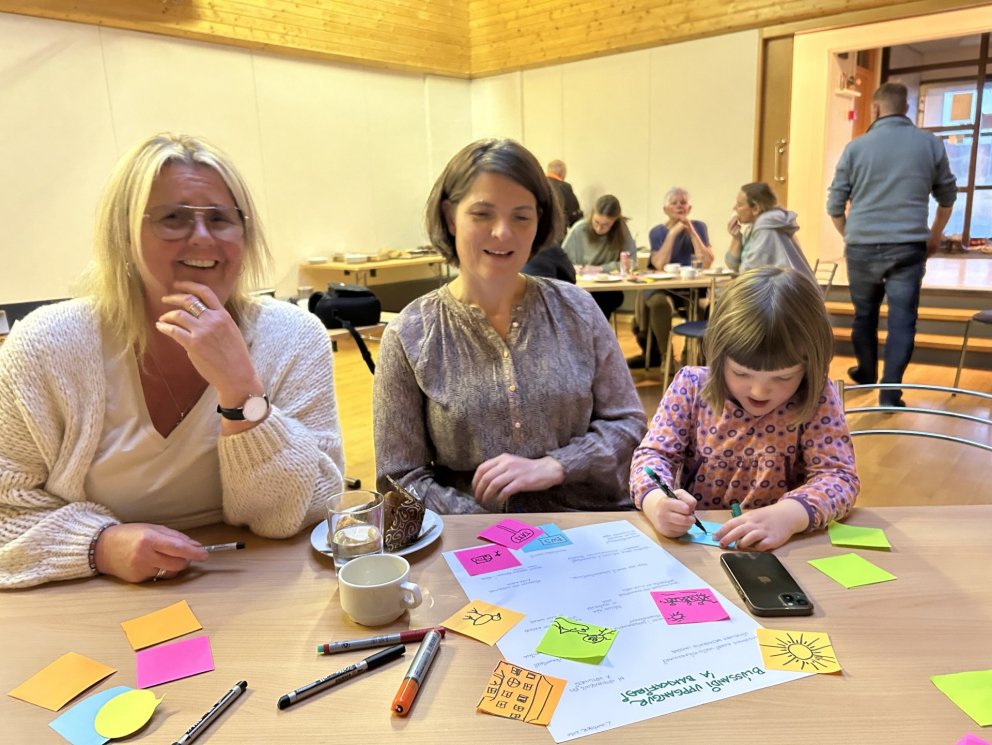 Vinnustofa á íbúafundi