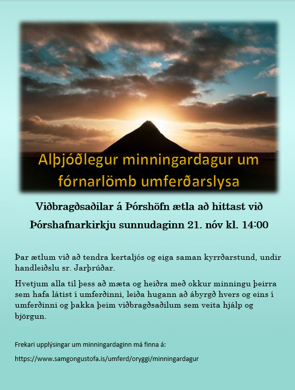 Alþjóðlegur minningardagur um fórnarlömb umferðarslysa