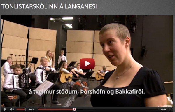 Tónlistarskólinn tók þátt í Nótunni í Hofi