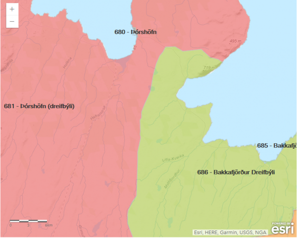 Fjögur póstnúmer í Langanesbyggð