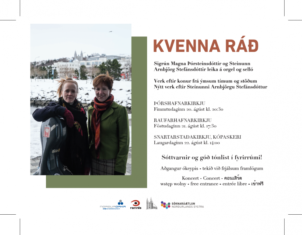 Kvenna ráð. Þórshafnarkirkju fimmtudaginn 20. ágúst kl. 20:30