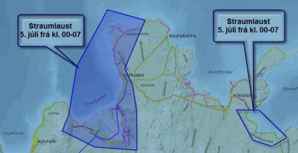 Straumlaust á Norðurlandi