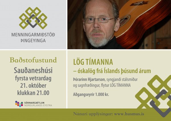 Lög tímanna á Baðstofustund í Sauðaneshúsi