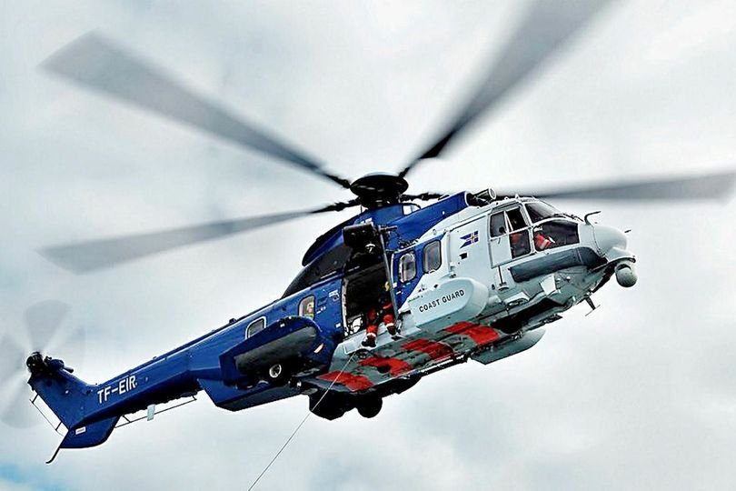 Þyrluæfing á Þórshöfn 18. september