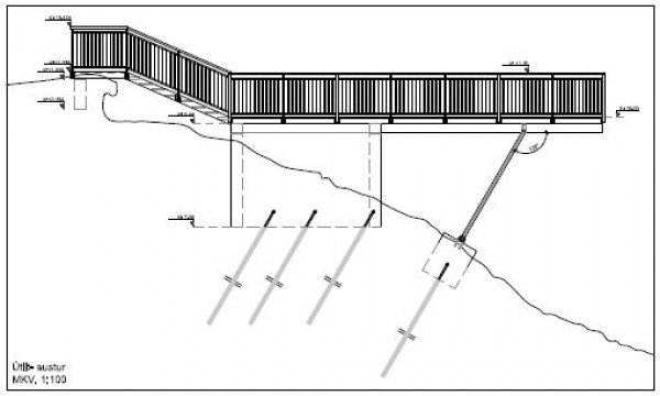 Útsýnispallur við Stóra Karl