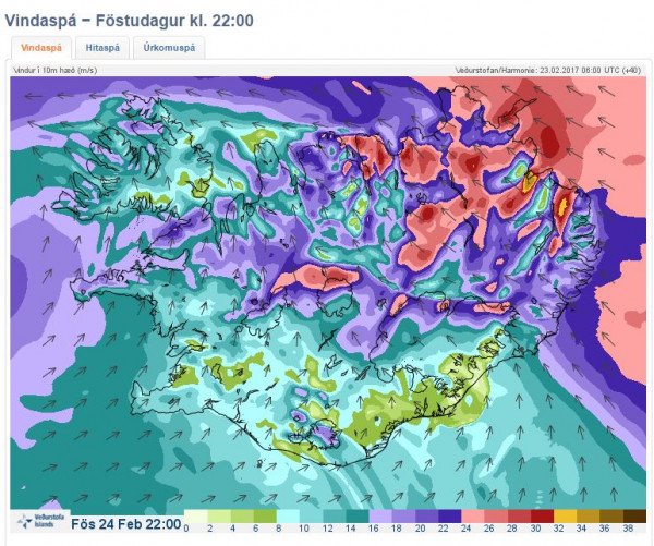 Óveðursspá - minnum á að festa lausamuni